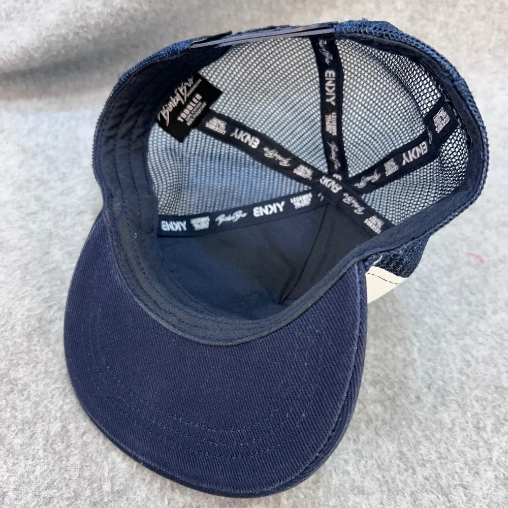 Mountain Sun Toddler Navy Binky Bro Trucker Hat Snapback Mesh Cap Toddler